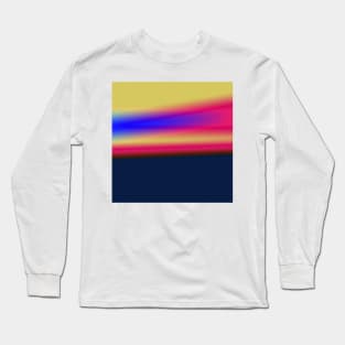 RED BLUE GREEN TEXTURE ART Long Sleeve T-Shirt